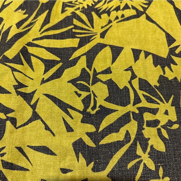 Bryn Walker Green Black 100% Linen Oversized Top Size Small - Picture 5 of 10